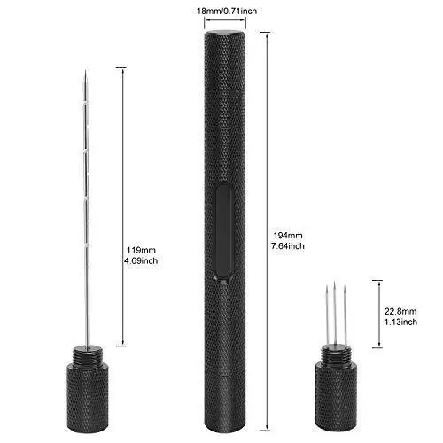 Cigar Needles Outdoor Stainless Steel Portable Cigar Puncher Needle Drill Loose Travel Cigar Accessories Smoking Tools 2