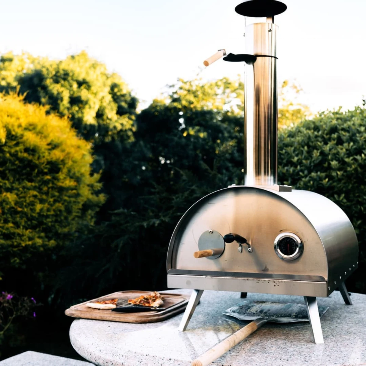 

Portable Outdoor BBQ Pizza Oven Garden Cooking Small Camping Barbecue Pizza Oven