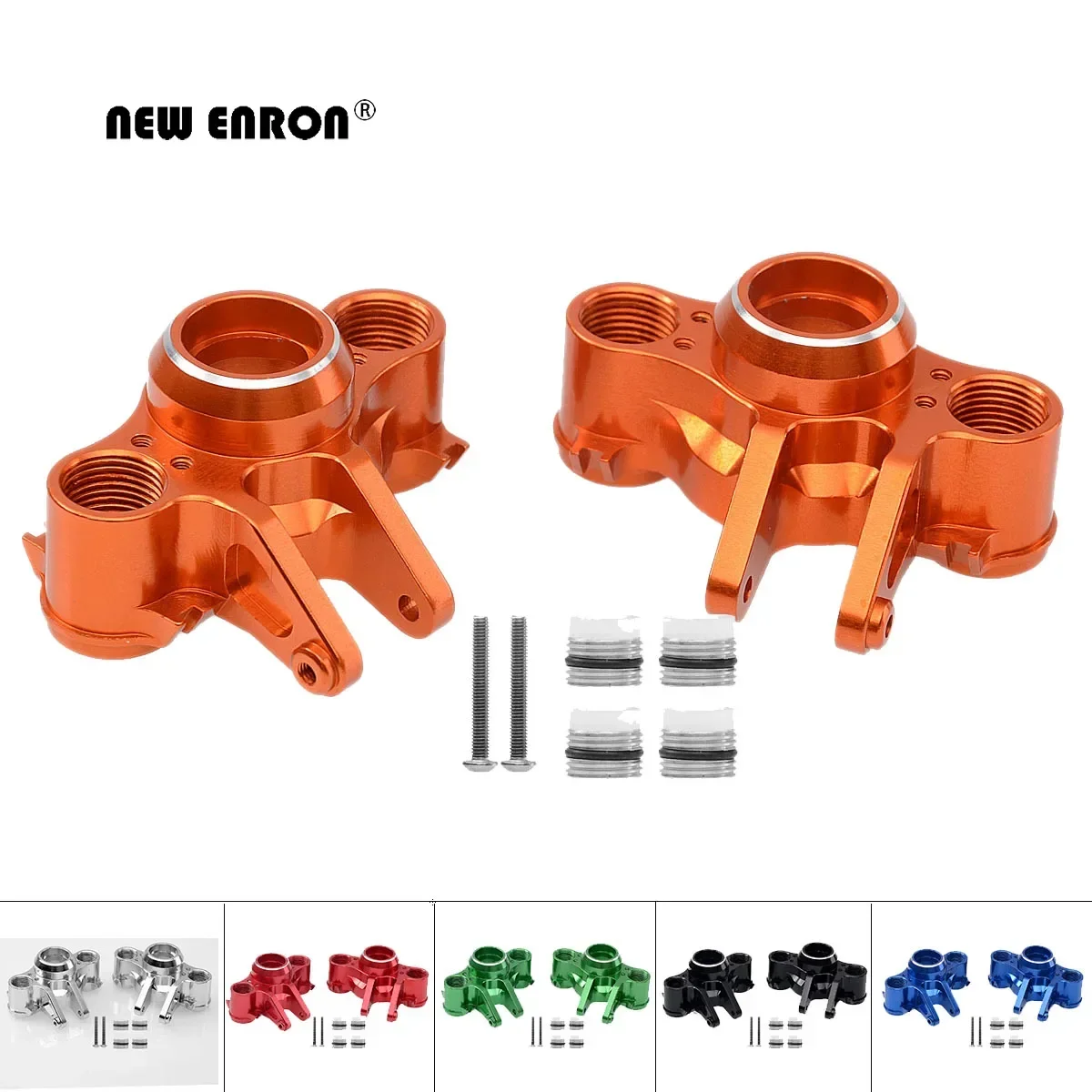 NEUE ENRON Achsträger aus CNC-Aluminiumlegierung links und rechts # 8635 für RC Traxxas 1/10 E-Revo 2.0 VXL Brushless 86086-4