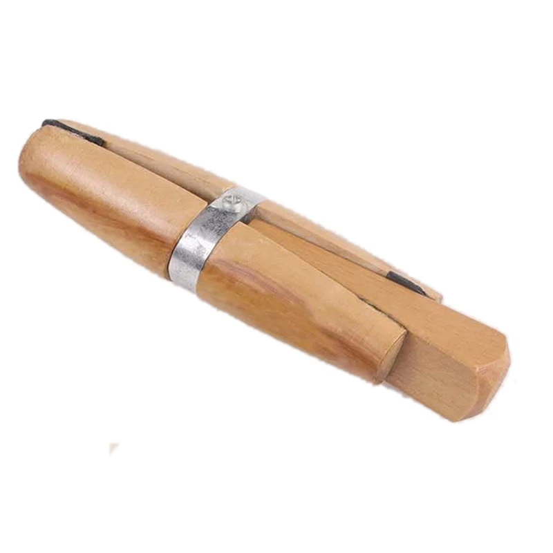 

Double Ended Wooden Ring Clamp With Thick Leather Lined Jaws Wedge Wooden Ring Clamp Leather Padding Jewelry Tools