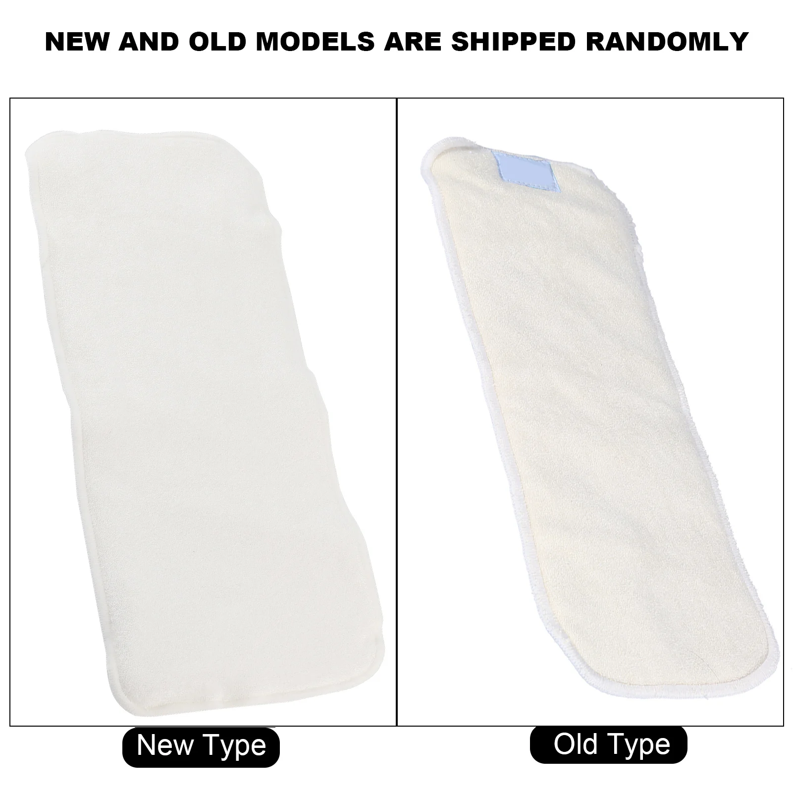 1PC 4/5Layers Adult Cloth Diaper Insert Reusable Bamboo Fiber Diaper Insert Pad Incontinence Nappy Liner Pad for Adults Reusable Diapers Disposable Adult Diapers