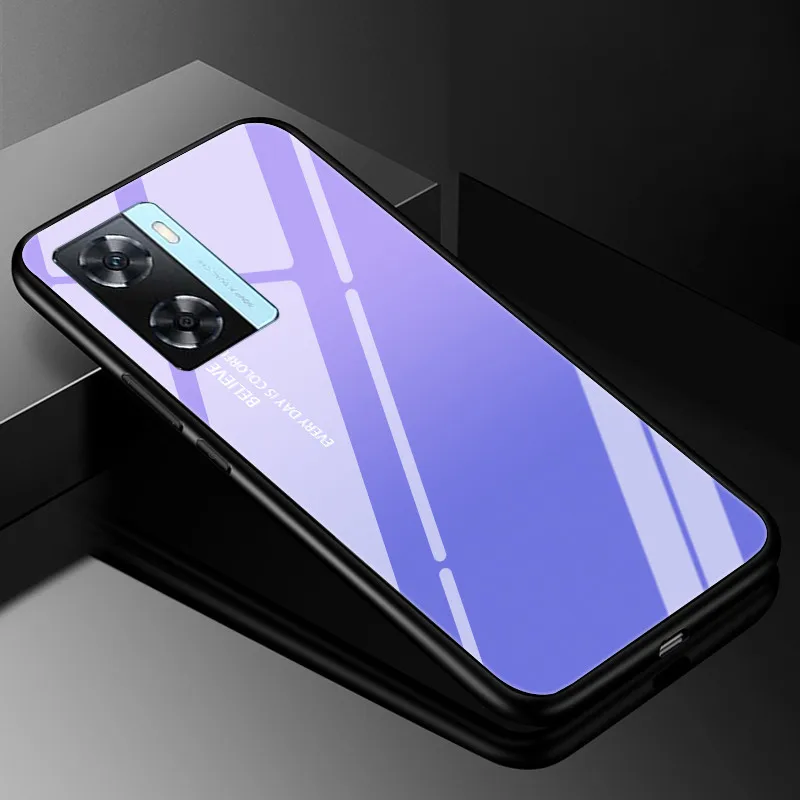 Premium Hard Back Bumper Case with Tempered Glass Cover - Sleek and Durable Protection