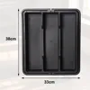 Extended Tableware Storage Box Cook Utensil Organizer PP Material Adjustable Kitchen Knife Fork Storage Divider Cutlery Holder 6