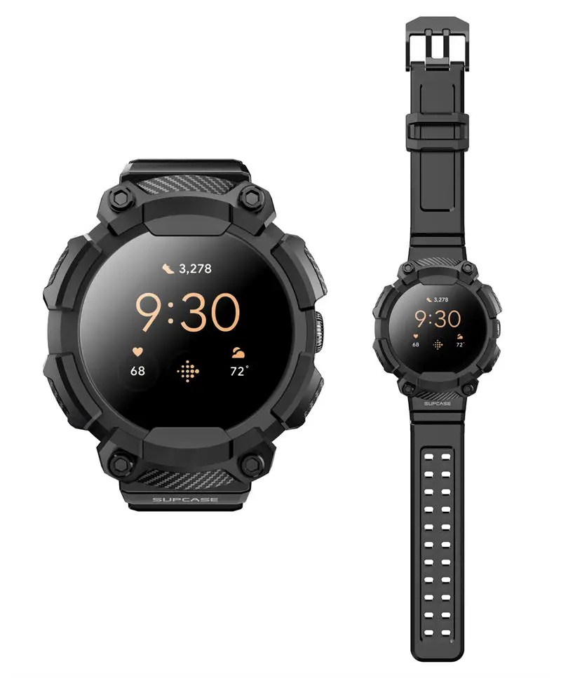 For Google Pixel Watch 3/2/1 Case 41mm (2024/2023/2022) SUPCASE UB Pro Robuste Schutzhülle mit Verstellbarem Armband – Detail 10
