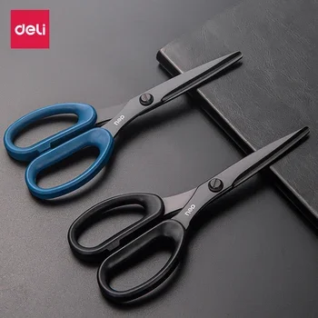 Black blade scissors M&G 160/180mm Rust Proof Sharp Student Paper Cuttings Tailor Household Office Stationery Supplies