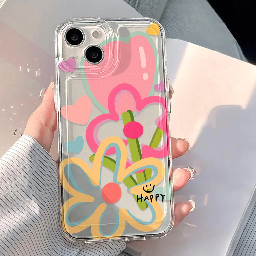 Floral Design Phone Case - Elegant Flower Pattern Cover