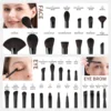 Docolor Makeup Brushes Set Professional 30Pcs OBSIDIAN Powder Foundation Contour Blush Concealer Eyeshadow Eyeliner Eyebrow 5