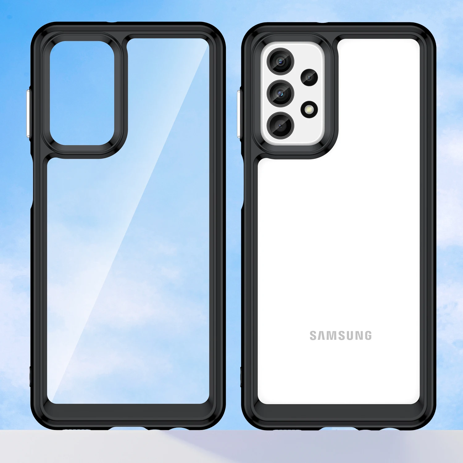 Rugged Shield Colorful Shockproof TPU Bumper Phone Case