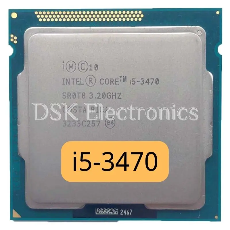 Processador intel core i5 3470 i5 3470 lga 1155 6mb 3 20ghz quad core
