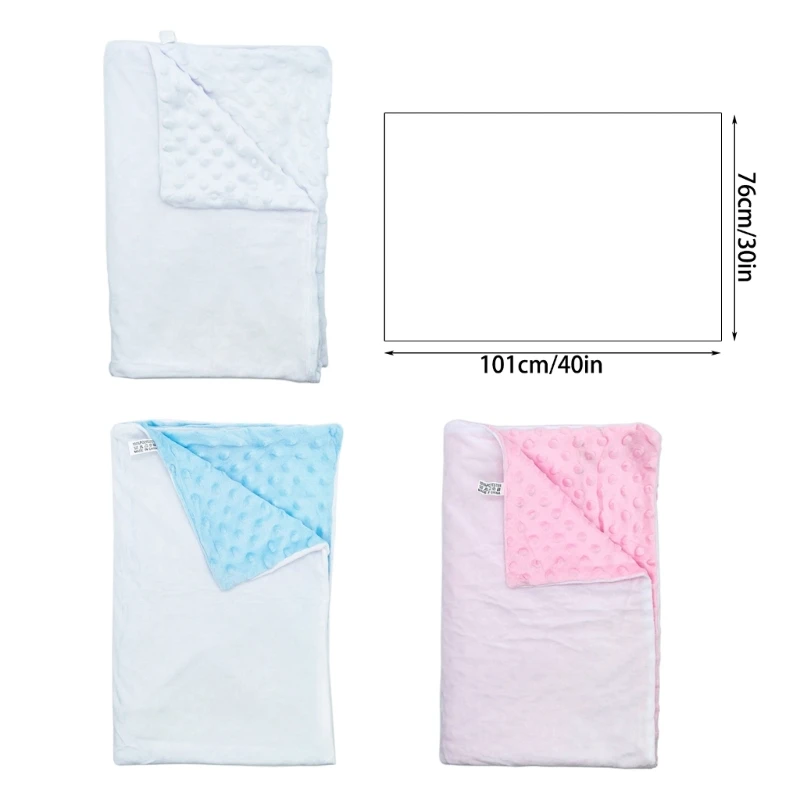 Thermal Dye Sublimation Swaddles Blanket Wrap Bath Towel for Infant Boys Girls 066B 6