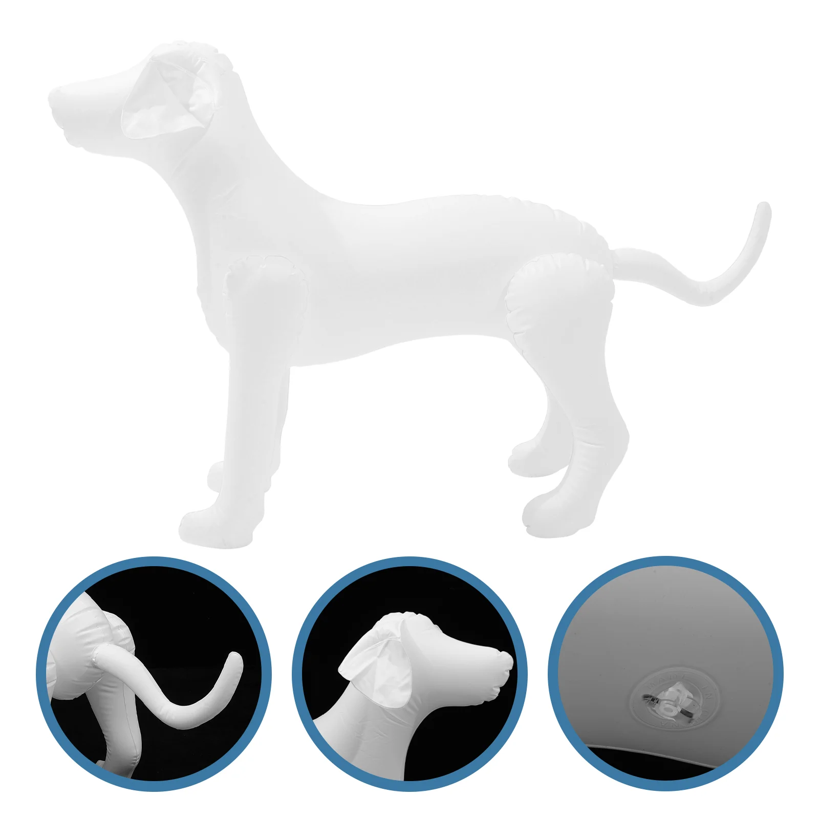 

Inflatable Mannequin Dog Mannequin Self Standing Inflatable Dogs Models Pet Animal Costumes Display Clothing Shop Dog Mannequin