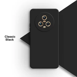 High - Quality Liquid Silicone Phone Case with Soft Lens Protection - Magic5 Ultimate (Classic Black)