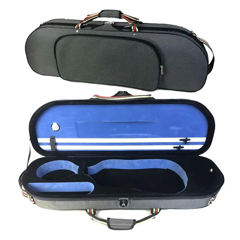 

1Pc 4/4 High-Grade Round Angle Foam Violin String Musical Instrument Case Beginner Stage Performance Accessories Case