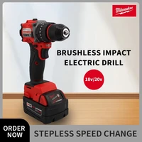 Milwaukee 150N.m Brushless Electric Impact Drill Cordless Drill Driver Mini Electric Screwdriver 18V Rechargeable Power Tool 2