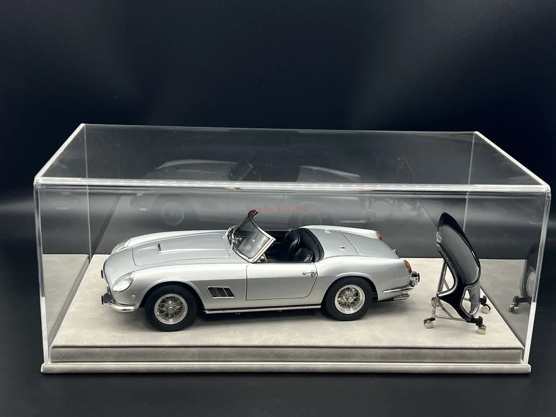 Geeignet für 1/18 Modell Auto Display Box Transparent Acryl Integral Forming Heißer Biegen Prozess Staubdicht Box Lagerung Box – Detail 26