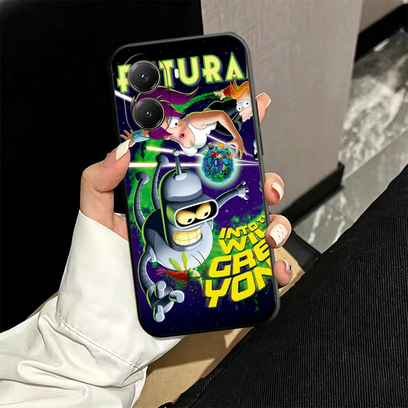 Cartoon Funny Futurama-Inspired Soft Phone Case