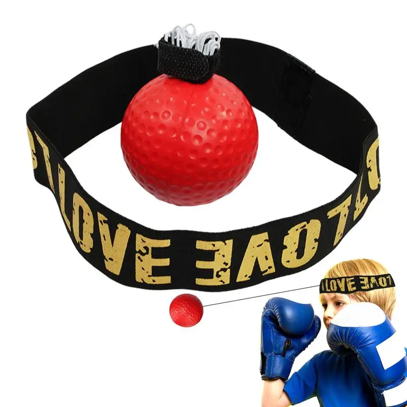 Boxing Training Ball Reflex Ball Headband For Children Exercise Hand-Eye Coordination Boxing Balls For Bedroom Living Room Court
