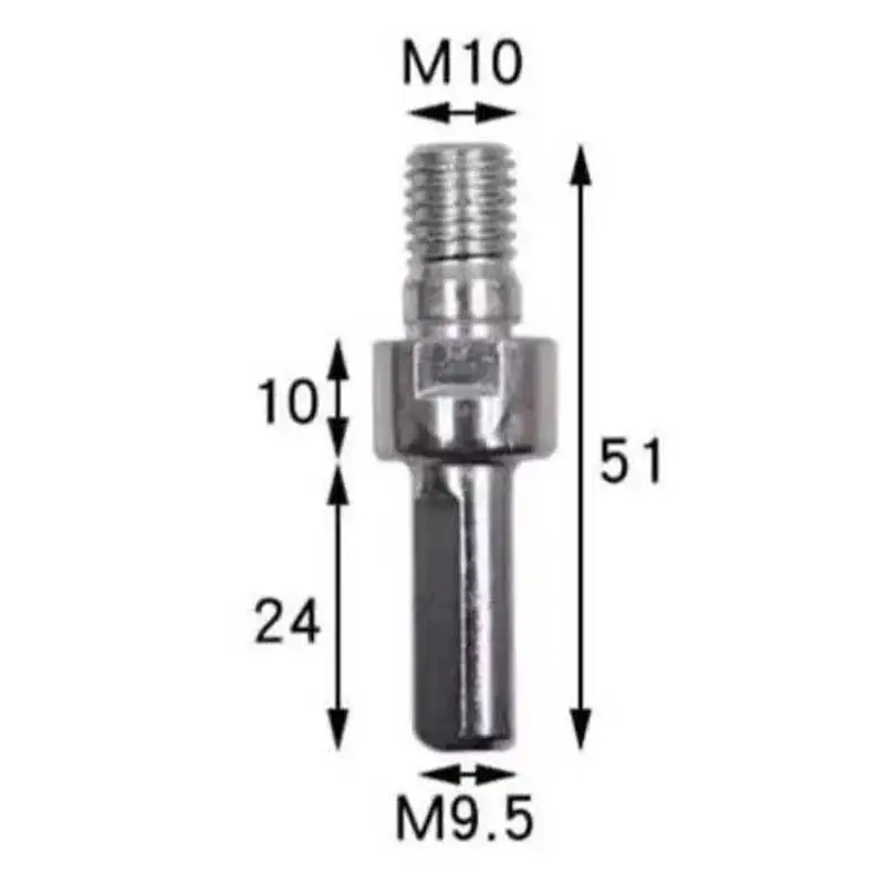 3PCS 10mm Electric Drill To Angle Grinder Connecting Rod Converter Set Grinding Connection Adapter Power Tool for Cutting Disc