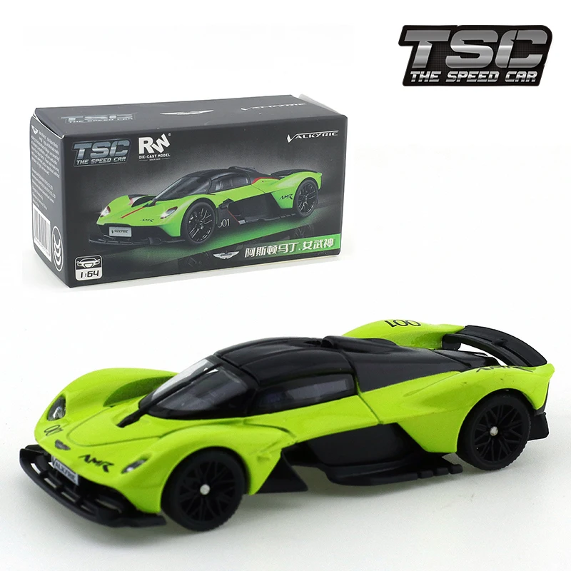 TSC 1/64  Aston Martin Valkyrie Diecast Automotive Model The Lamborghini Lightning Ornaments Cas Toys Gift Decorations 3