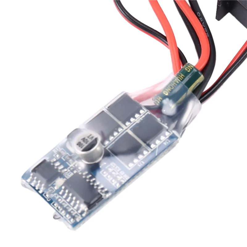 X38A-3X Rc ESC 10A 브러시드 모터 속도 컨트롤러 Rc 자동차 보트용 브레이크 없음