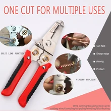 

Wire Splitting Pliers Wire Crimping Pliers Electricians Strip Wire Pliers Terminal Pliers Stripping Tools Split Wire Winding