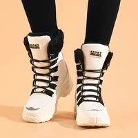 Women's Boots Winter High Quality Keep Warm Mid-Calf Waterproof Snow Boots Women Comfortable Ladies Thigh High Hiking Boots - Image 2