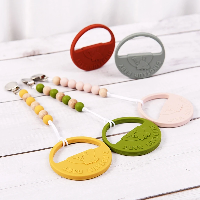 BPA 무료 실리콘  Teether   태양 Teether 훈련 그립 팔찌 모양 설치류 Molar 고통 진정 Teething 장난감