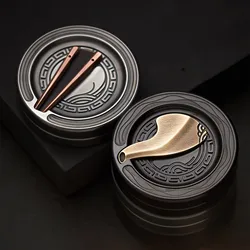 ACEdc Co-branded MUYI HEQIBI Haptic Coin Chinese Style Milk Cap PPB EDC Adult Magnetic Antistress toy Artifacts Fingertip