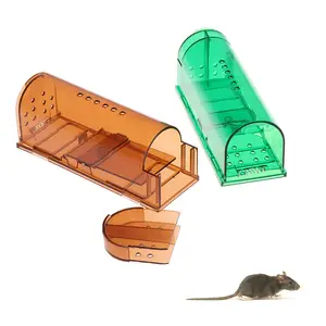 Trampas para ratones en vivo Trampa para ratas grande de 24 * 8 cm Trampa  para ratones en vivo Reutilizable Trampa en vivo respetuosa con los  animales para jardín / Cocina Paquete