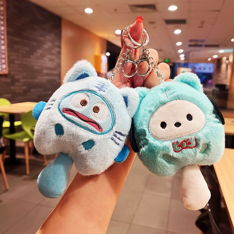 산리오 Fish Plush Keychain Cartoon Sanrio Plush Cinnamoroll 쿠로미