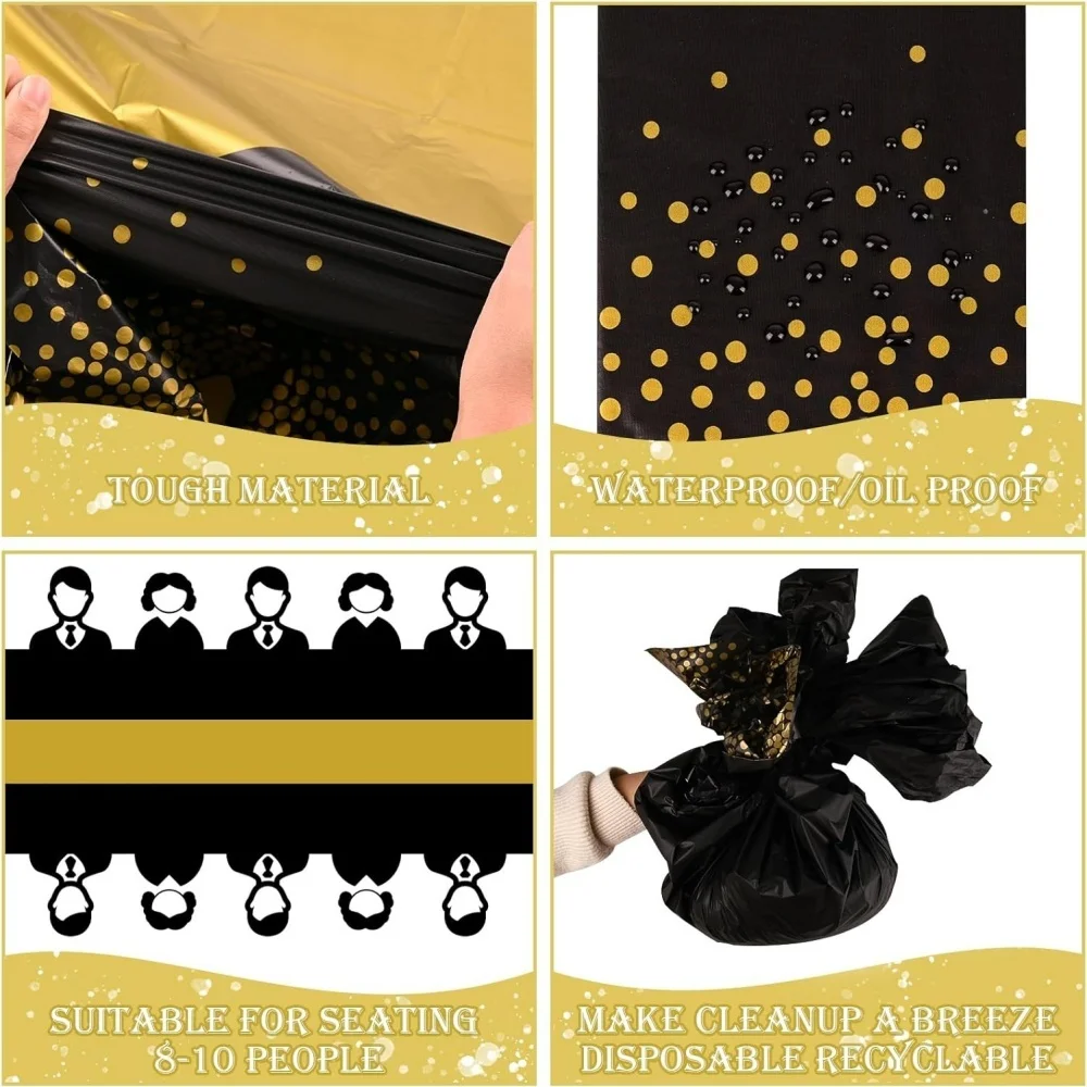 Elegant Disposable Rectangular Table Covers for Party Decor and Special Events