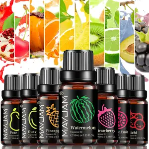 8pcs Gift Box Fruit Essential Oils Set For Candle Soap Making Mango Coconut  Skin Care Diffuser Aroma Flavoring Fragrance Oil - Essential Oil -  AliExpress