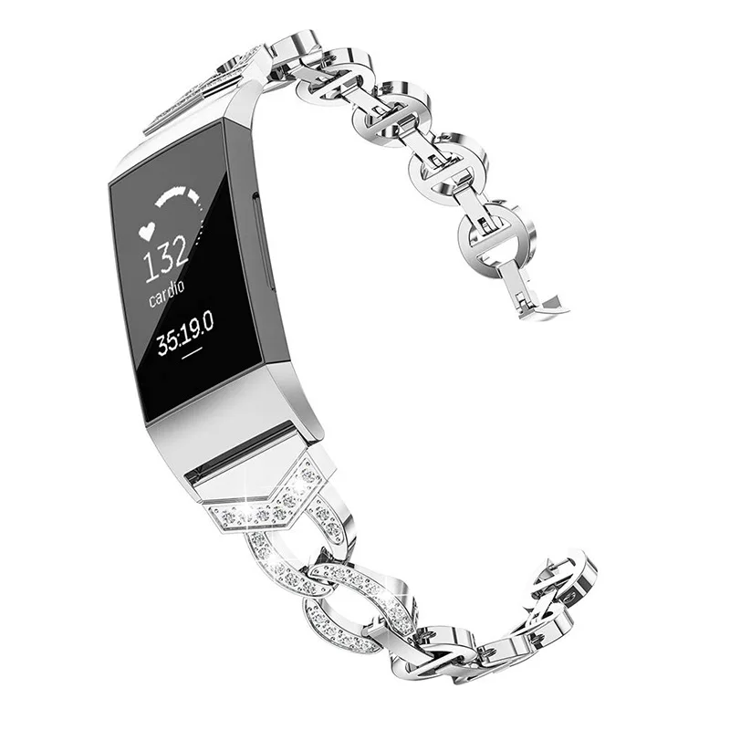 Amazon Fitbit Leather Band For Fitbit Charge Rose Gold Fitbit - Main Image