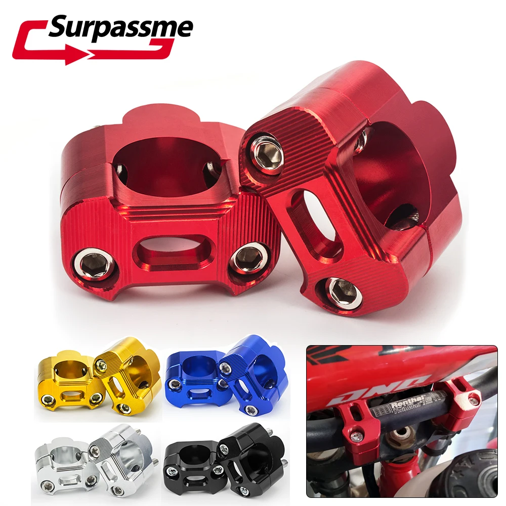 Motorcycle Handlebar 28mm Risers 22mm Motorcycle Handlebar Clamp