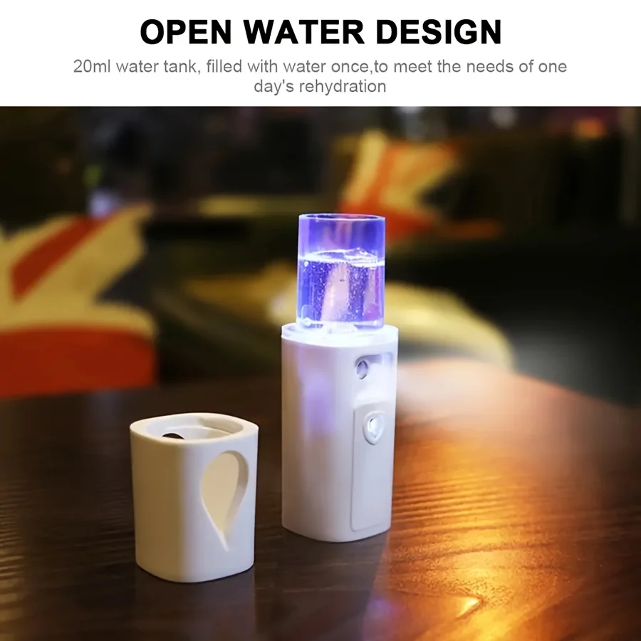 Nano-Mist Hydration Meter Home Portable Humidifier Face Cold Spray Moisturizing Beauty Cute Mini Handheld Sprayer 5