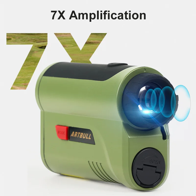 New Red Display Laser Rangefinder for Hunting 1200/2000Yard With 7x Amplification Long Distance Meter Outdoor