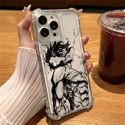 Anime Attack On Titan Shockproof Phone Case - Soft and Durable Cover with Hot Design - iPhone 12 Mini (A2)