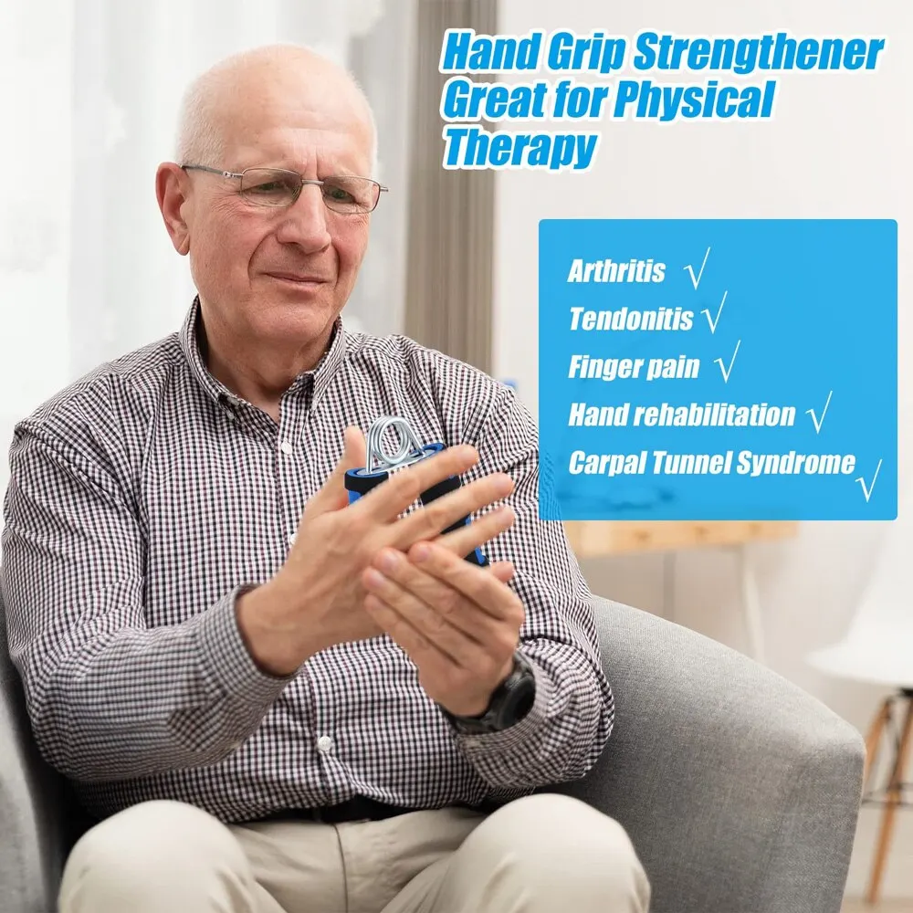 Finger strength trainer Spring Hand Grip Finger Strength Finger Trainer Power Exerciser Sponge Forearm Grip Strengthener Carpal Expander Hand Trainer