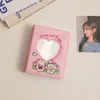 20sheets Original Heart Photocard Holder PVC Cartoon Album Love Hollow Out Album Card Storage Booklet Student Idol Cards Booklet 5