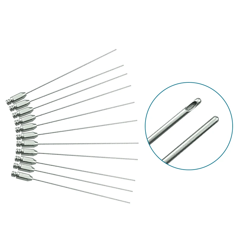 

11pcs Single Hole Liposuction Needle Cannula Fat Transplantation Cannula Liposuction Tool