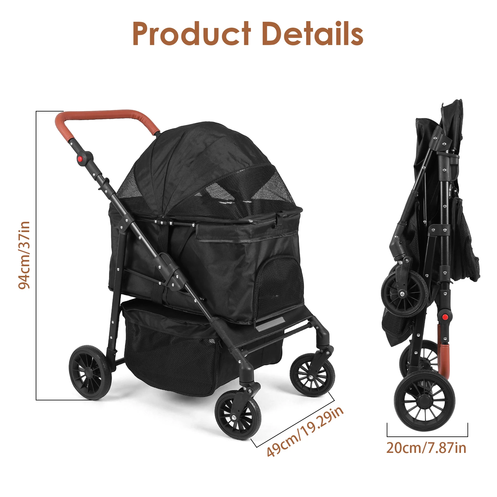 Stroller for medium-sized dogs 4