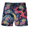Chinese Dragon 3d Print Swim Trunks For Men Hawaiian Beach Shorts Loose Quick Dry Surf Board Shorts Swimwear Street Short Pants 2