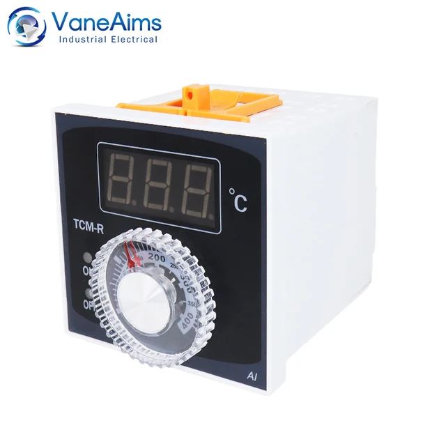 72*72 มม.AC220V เทอร์โมดิจิตอล K PT100 อินพุตเดี่ยวเอาต์พุตรีเลย์ TCM-D TCM-K TCM-R อุณหภูมิ 400 ℃ 999 ℃ สําหรับเตาอบ 1