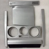 Garniture de couverture de cadre de panneau de Radio de climatiseur de commande centrale CD AC pour Golf 4 Jetta Bora MK4 1