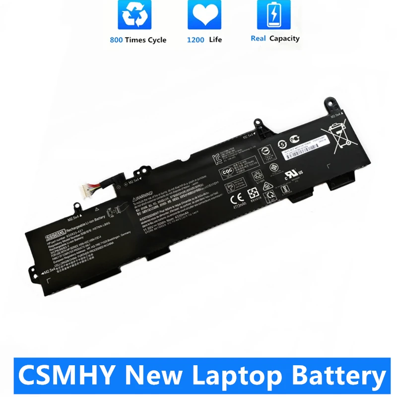 

CSMHY New SS03XL Laptop Battery For HP EliteBook 730 735 740 745 755 830 840 846 G5 ZBook 14u G5 HSN-I12C HSN-I13C-4 HSN-I13C-5