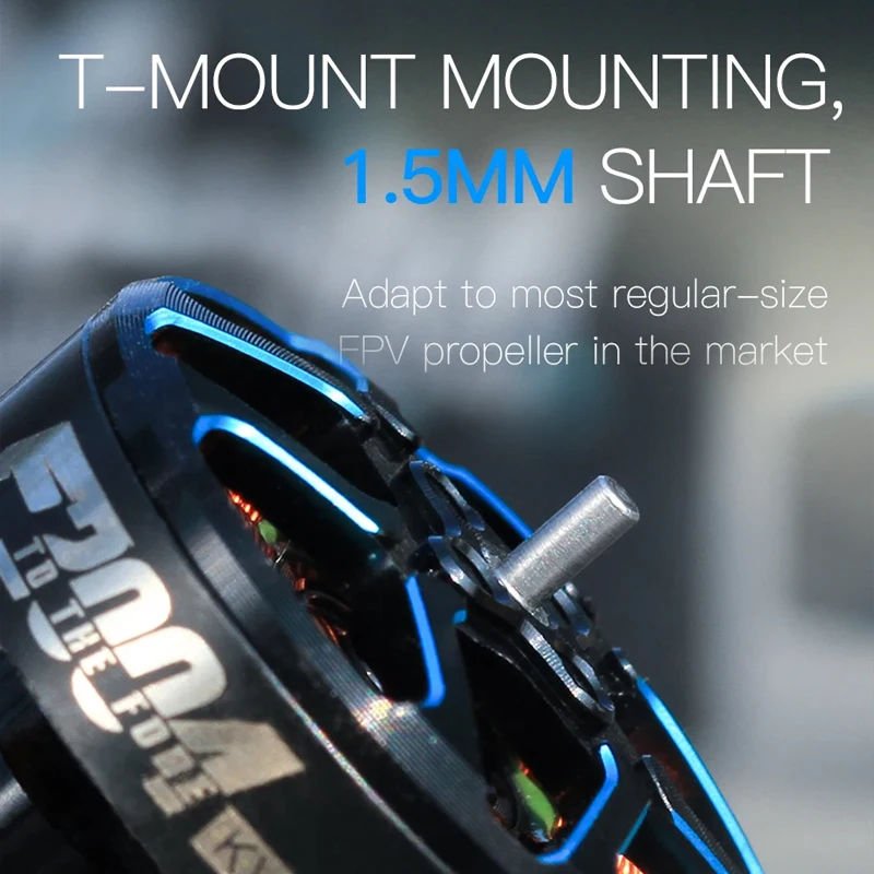 T-MOTOR F2004 브러시리스 모터, RC FPV 3-5 인치 장거리 레이싱 드론 이쑤시개 쿼드콥터용, 3000KV 4S 1700KV 6S, 1, 2, 4 개