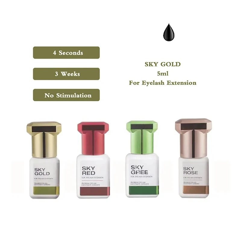 

Клей Sky Rose Korea Original 1-2s, быстросохнущий клей для наращивания ресниц, 6-7 недель, оптовая продажа