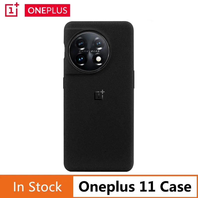 Oneplus 11 Case Oneplus Protective Cover Sandstone Black Anti-drop and dust-proof For 11