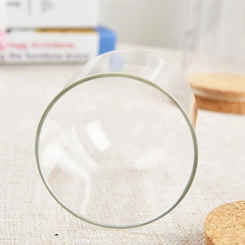 24 X Dia 10cm Tabletop Display Glass Dome Cloche Cover Decor Handmade Craft Dry Flower Ornaments Bell Jar With Wooden Base 5