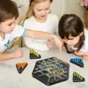Chain Triangle Chess Game Chain Triangle Game Exercise Thinking Toys Interactive Peg Game Triggle Board Game 2